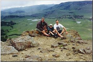 Joe, Ben, and Len on "Tusca" Rock