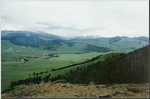 View northeast during descent