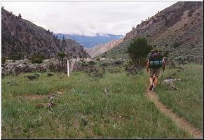 Hiking along N Boundary