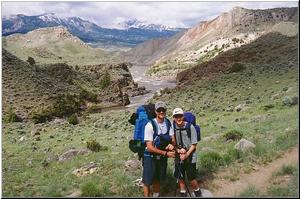 Len and Ben on YS River Trail